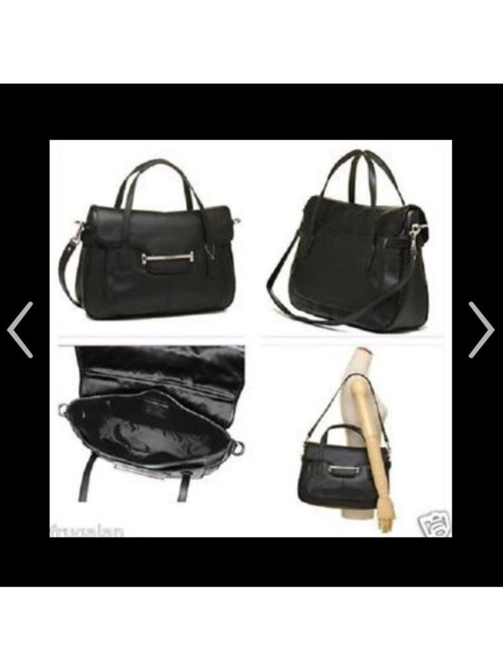 COACH Black “Taylor” Handbag/ Crossbody Large Black Leather Perfect Condition - Picture 2 of 7
